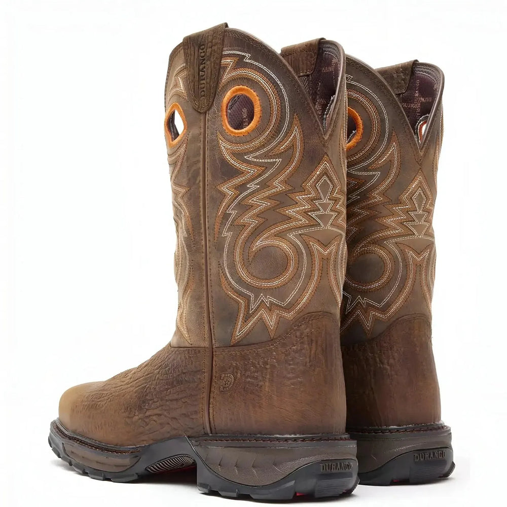 Durango Maverick XP Composite Toe Western Work Boot Heel