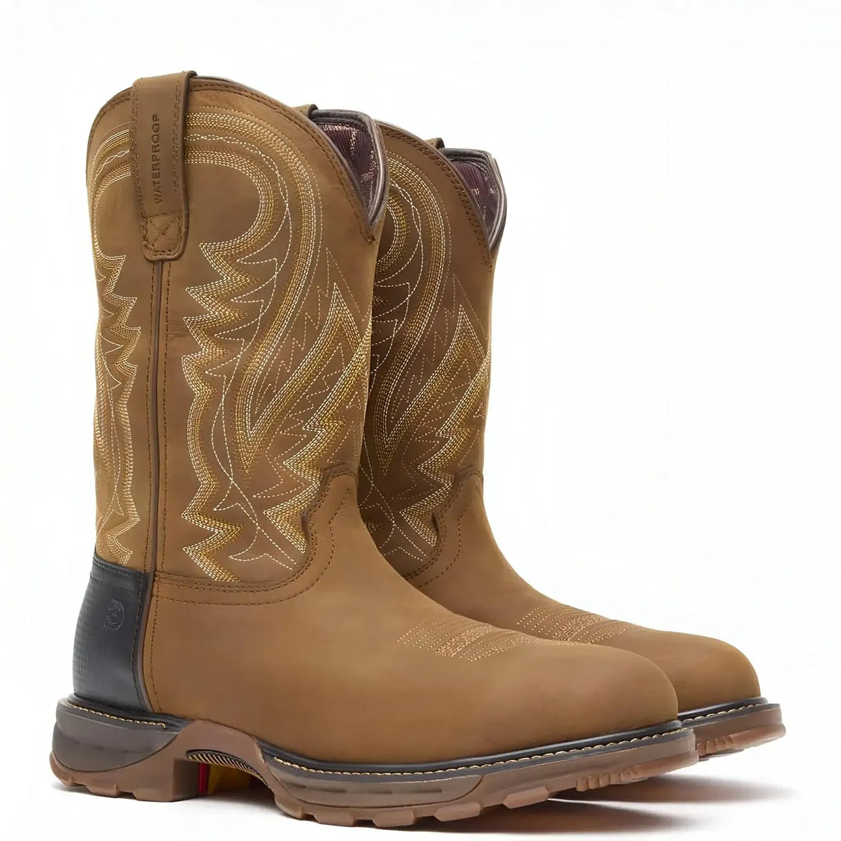 Durango Maverick XP Steel Toe Waterproof Western Work Boot Coyote Brown Cover