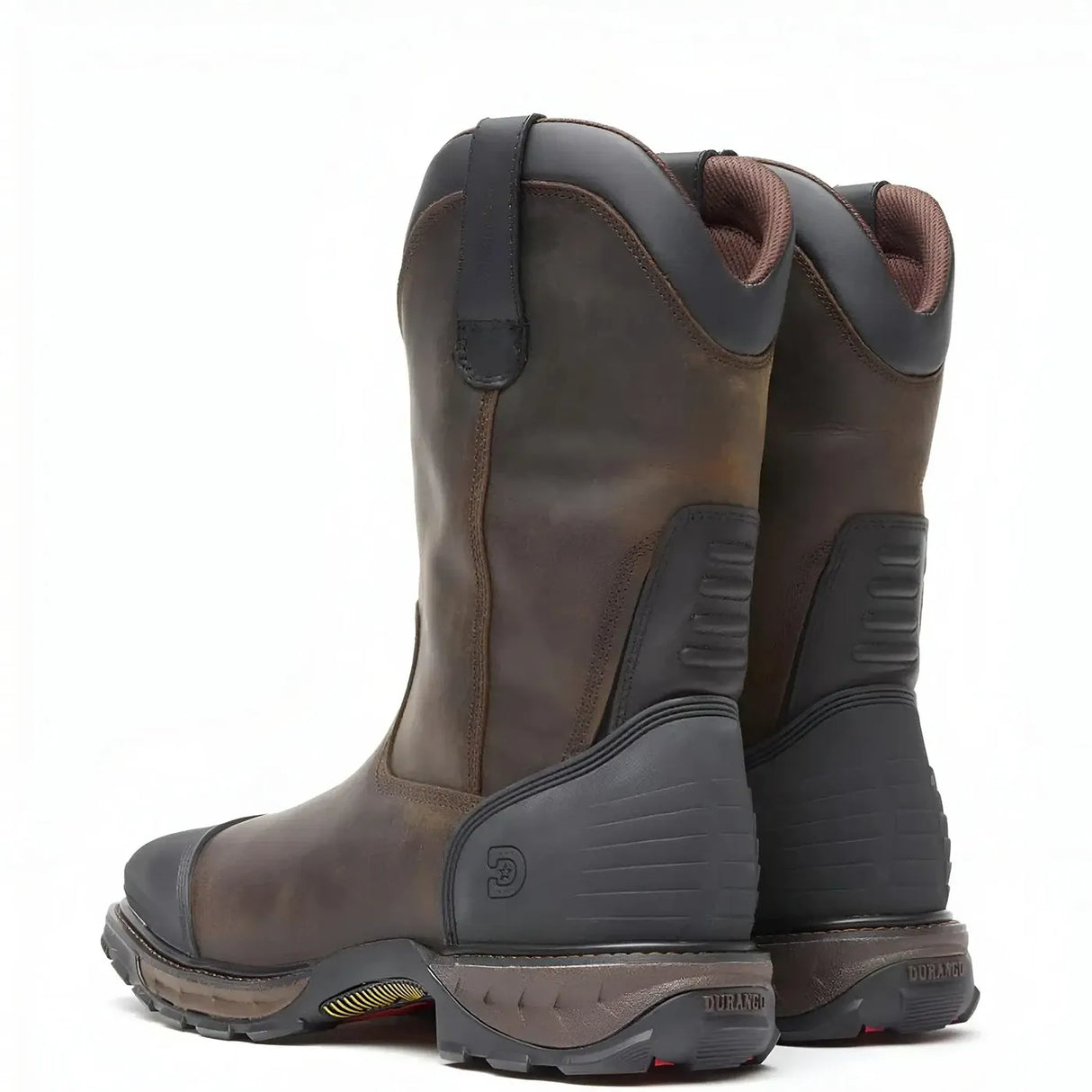 Durango Maverick XP Steel Toe Waterproof Western Work Boot Grizzly Brown Side