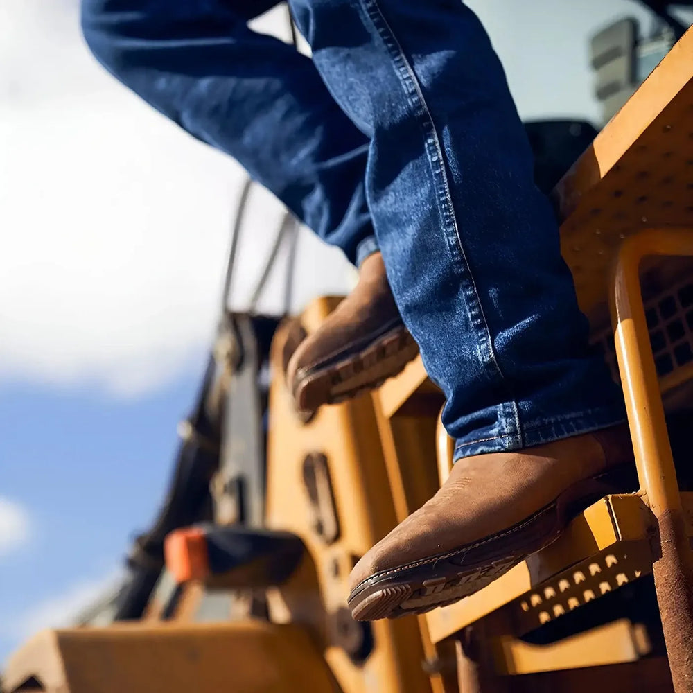Durango Maverick XP Steel Toe Waterproof Western Work Boot Desert Camo Heel