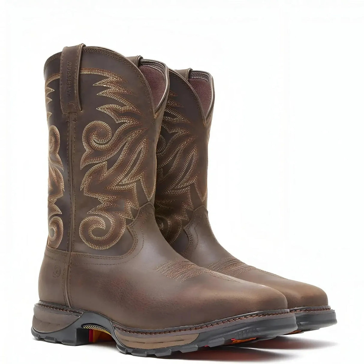 Durango Maverick XP Steel Toe Waterproof Western Work Boot Brown Cover