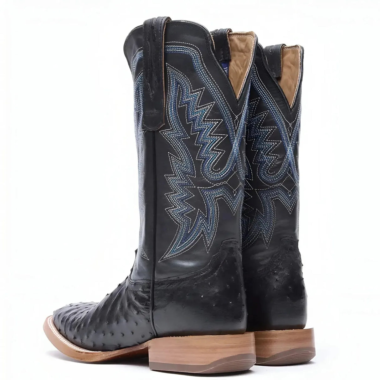 Durango PRCA Collection Full-Quill Ostrich Western Boot Black Cover