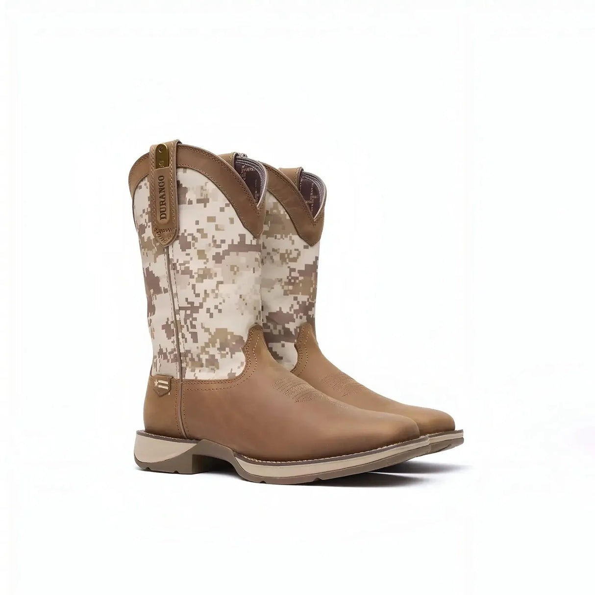 Durango Rebel Desert Camo Pull-on Western Boot Side