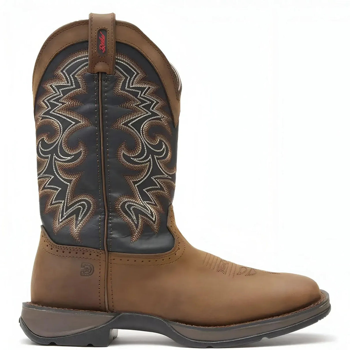 Durango Rebel Pull-on Western Boot Chocolate And Midnight Medial