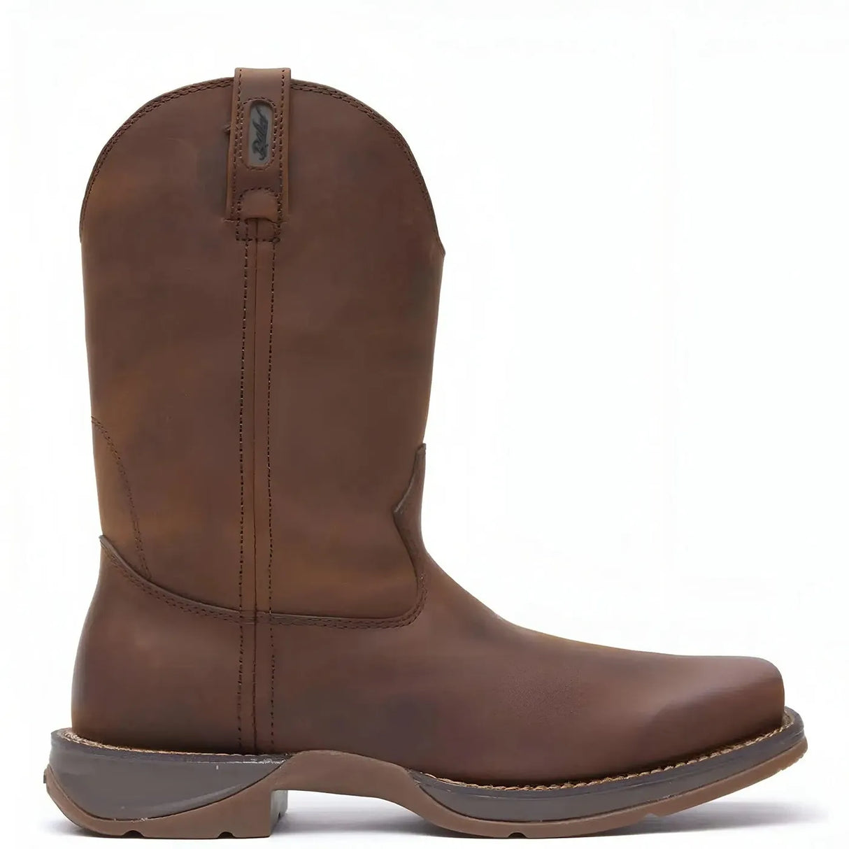 Durango Rebel Brown Pull-On Western Boot Medial