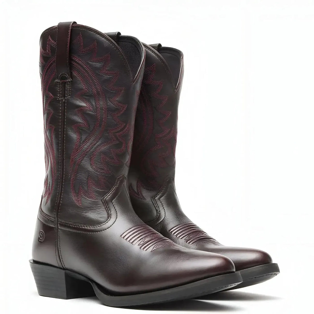 Durango Shyloh Burgundy Western Boot Side