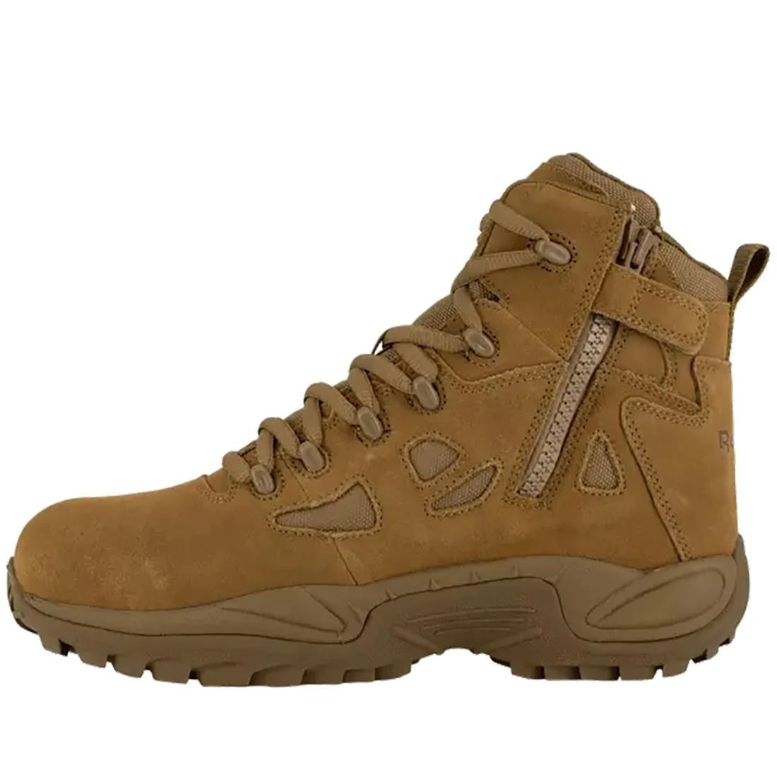 Rapid Response Rb 6 Inch Composite-Toe Side Zip Stealth Military Work Boot Coyote