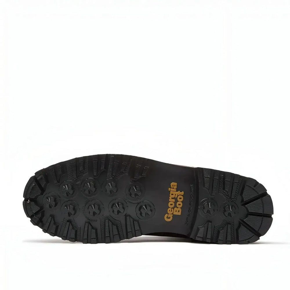 Georgia Boot AMP 6" LT Logger Low Heel Waterproof Work Boot Sole