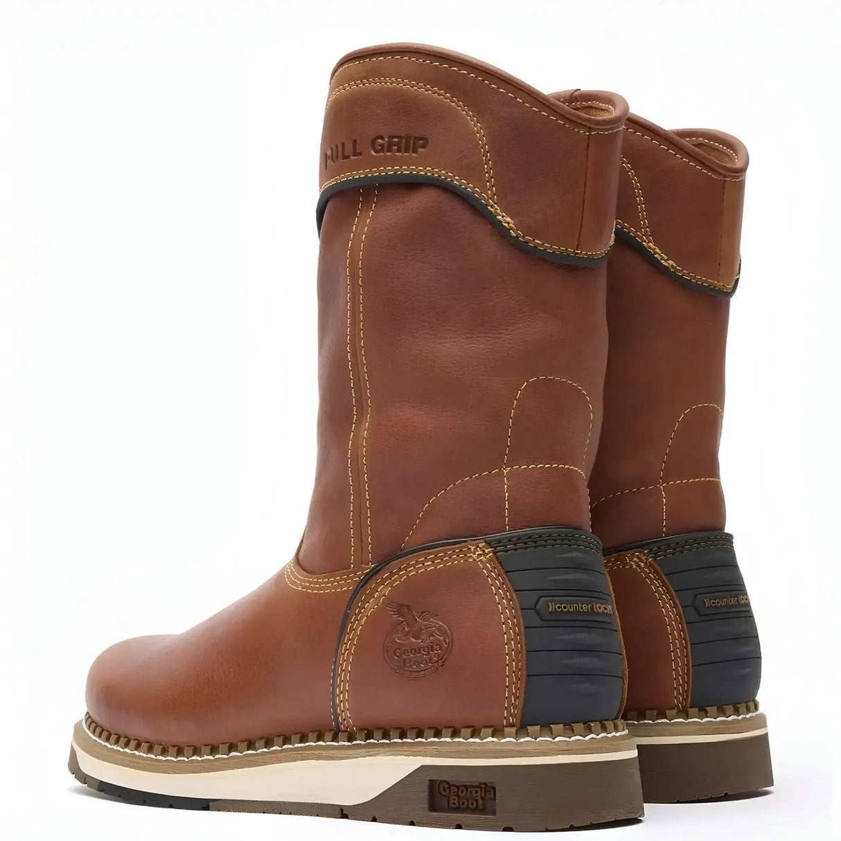 Georgia Boot AMP LT Wedge Pull On Work Boot Heel