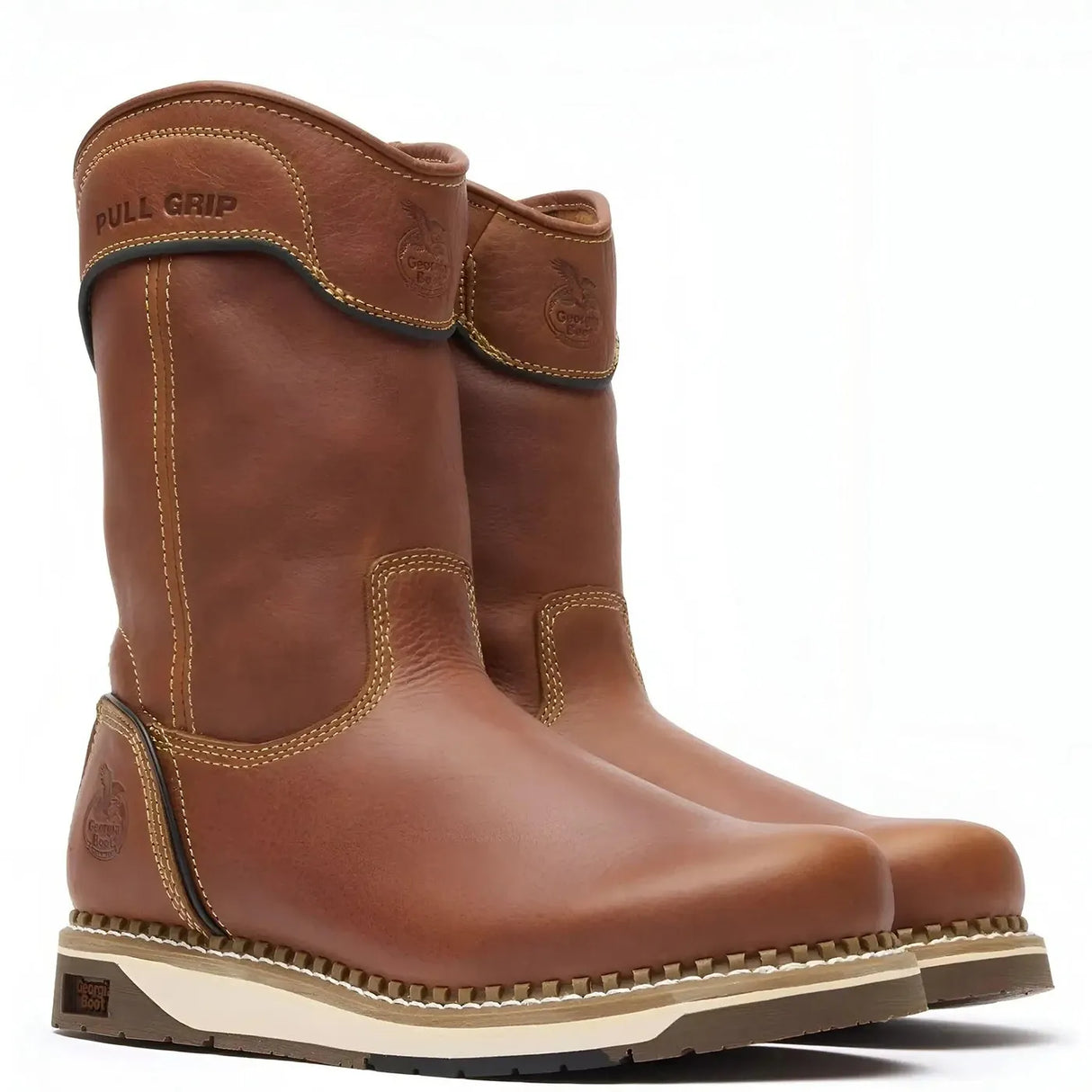Georgia Boot AMP LT Wedge Pull On Work Boot Medial
