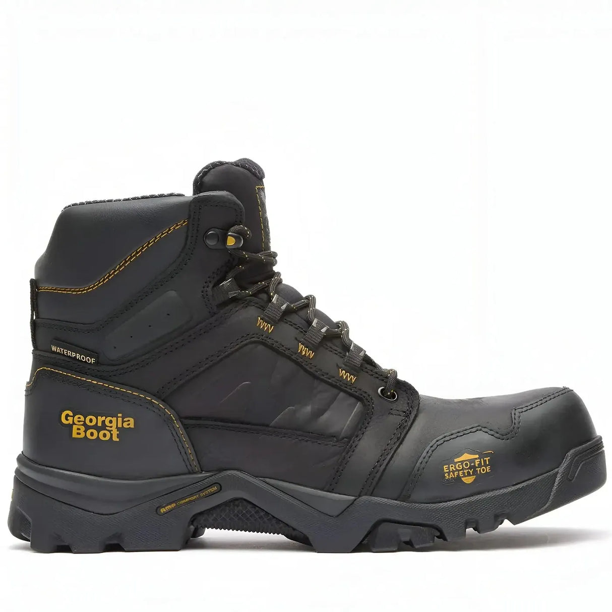 Georgia Boot Amplitude Composite Toe Waterproof Work Boot Black Cover
