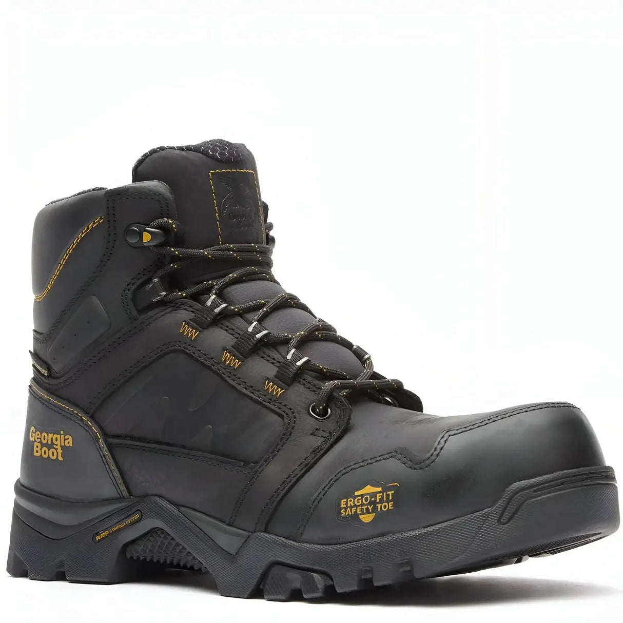 Georgia Boot Amplitude Composite Toe Waterproof Work Boot Black Inner