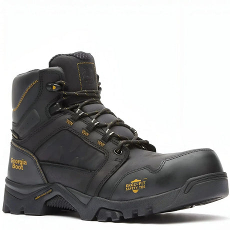 Georgia Boot Amplitude Composite Toe Waterproof Work Boot Black Inner