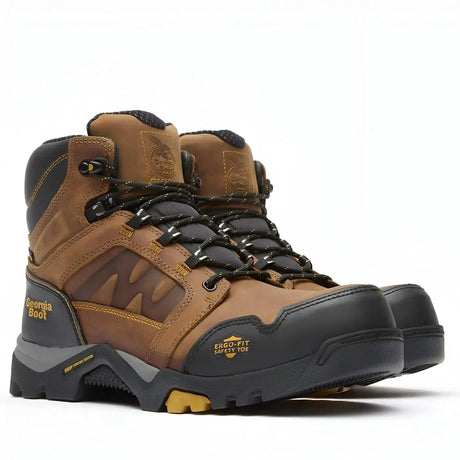 Georgia Boot Amplitude Composite Toe Waterproof Work Boot Medial