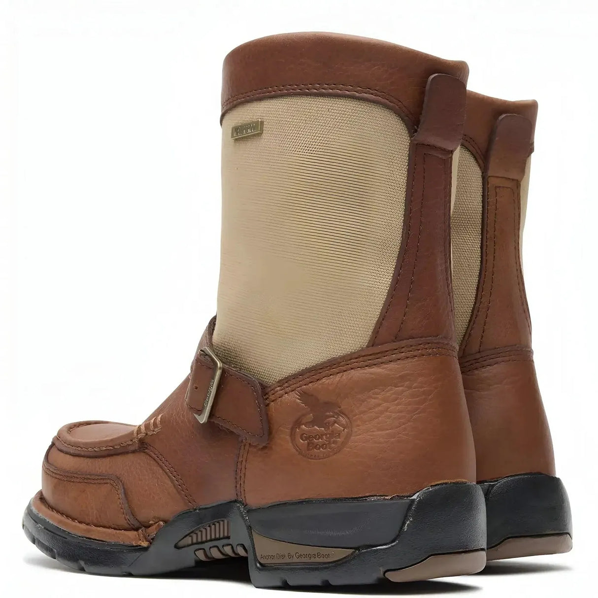 Georgia Boot Athens Waterproof Side-Zip Boot Heel