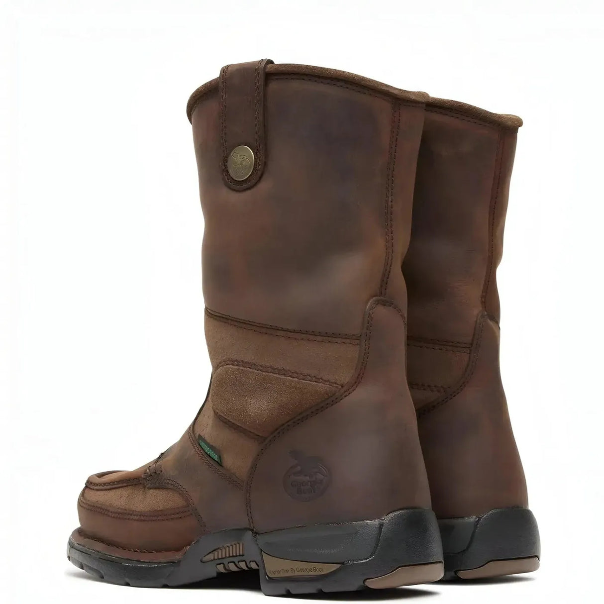 Georgia Boot Georgia Athens Waterproof Wellington Work Boot Heel