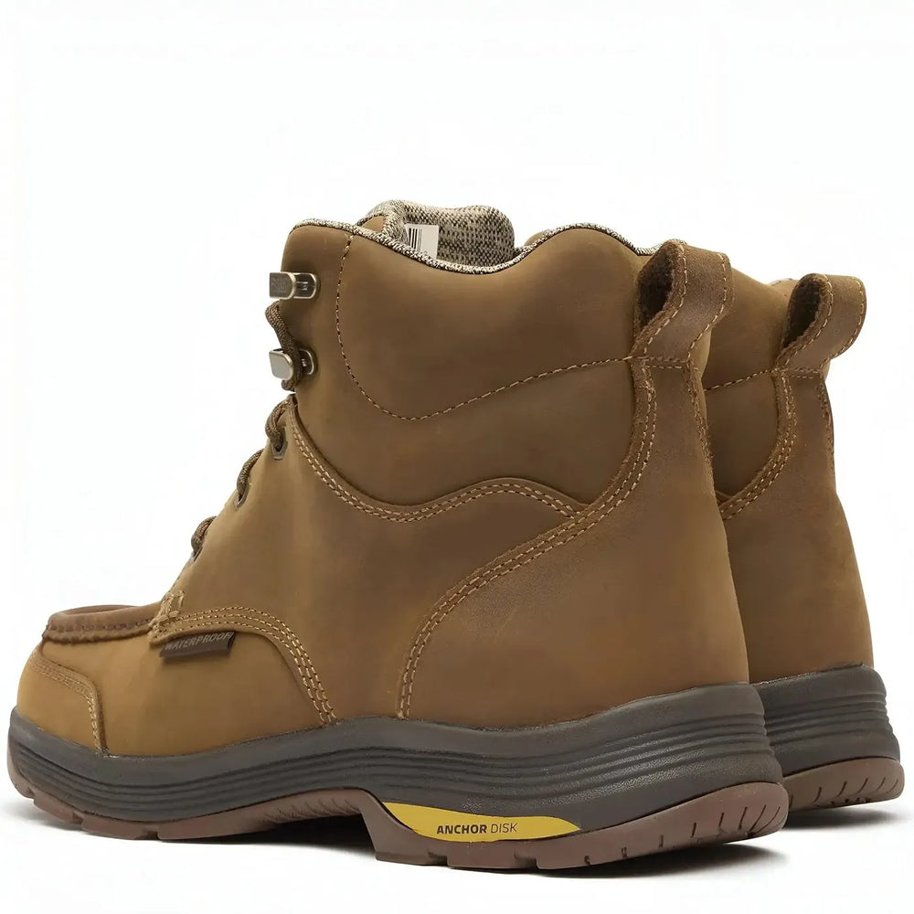 Georgia Boot Athens SuperLyte Moc-Toe Waterproof Work Boot Heel