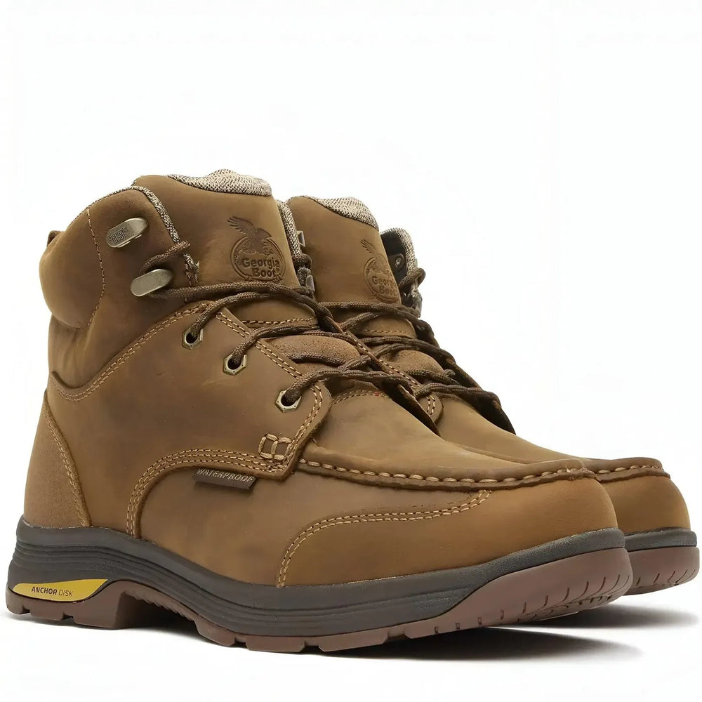 Georgia Boot Athens SuperLyte Moc-Toe Waterproof Work Boot Medial