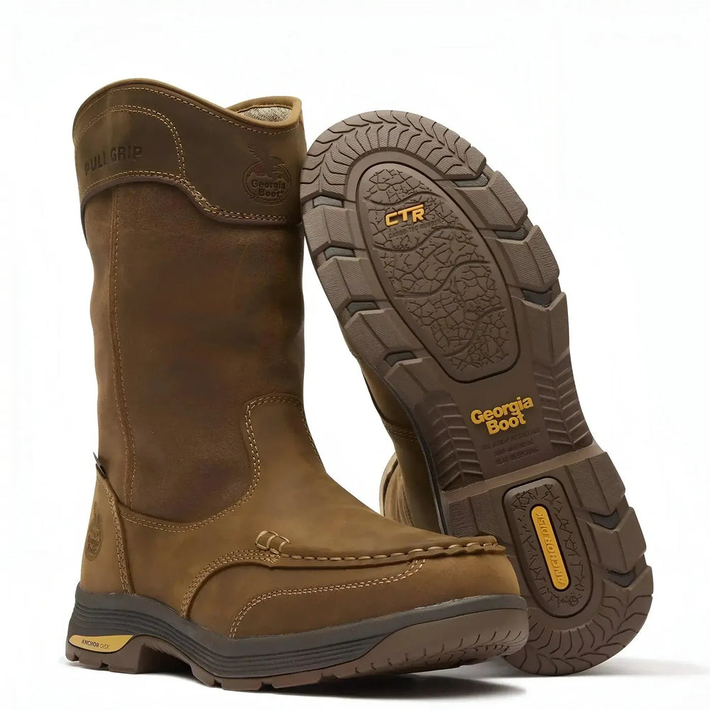 Georgia Boot Athens SuperLyte Waterproof Wellington Pull-On Boot Sole