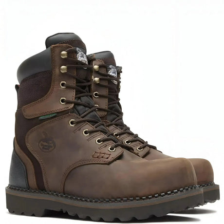 Georgia Boot Brookville 8" Steel Toe Waterproof Work Boot Medial