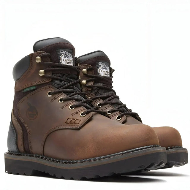 Georgia Boot Brookville Waterproof Work Boot Medial