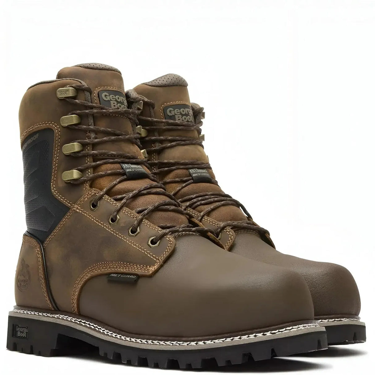 Georgia Boot Men's Brute Composite Toe Met Guard Waterproof Work Boot Medial