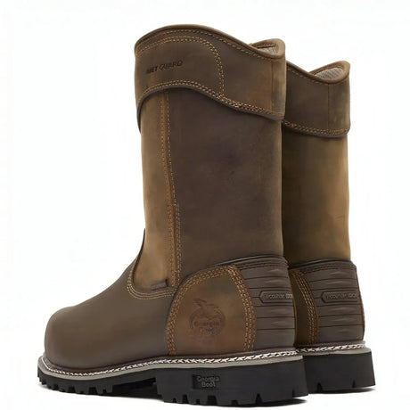 Georgia Boot Men's Brute Met Guard Composite Toe Waterproof Work Boot Heel