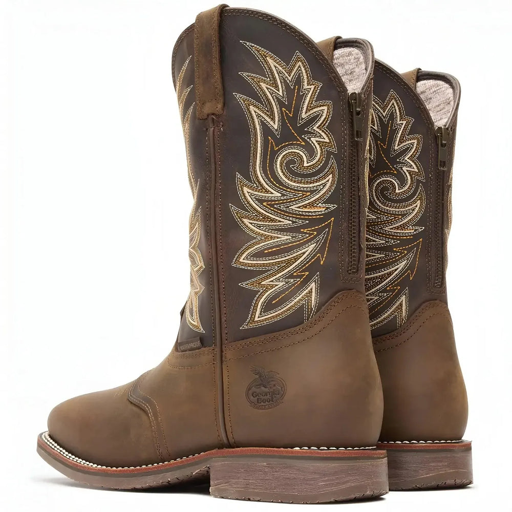 Georgia Boot Carbo-Tec Elite Waterproof Western Boot Heel