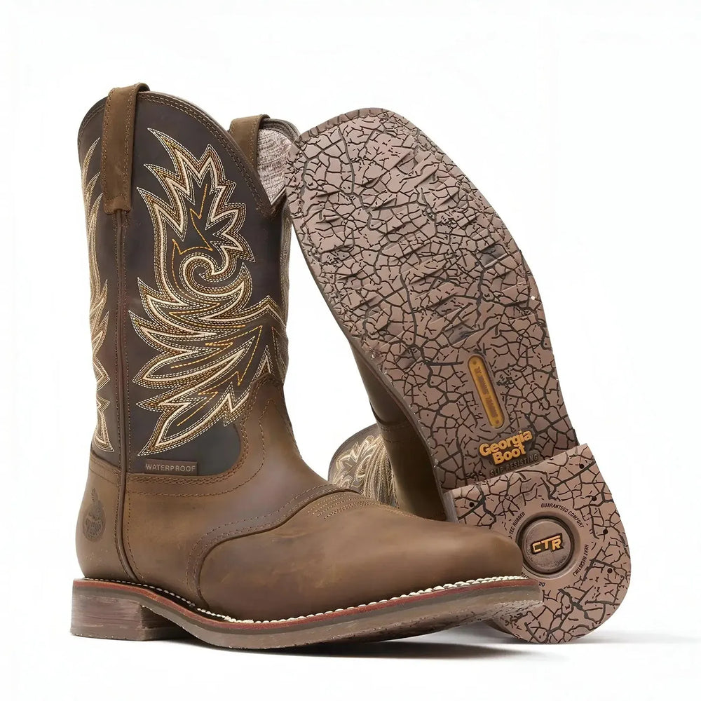 Georgia Boot Carbo-Tec Elite Waterproof Western Boot Sole