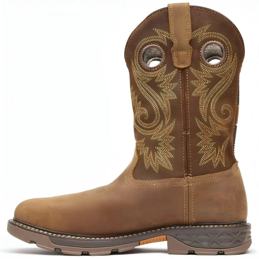 Georgia Boot Carbo-Tec FLX Alloy Toe Waterproof Pull-on Work Boot Brown Side