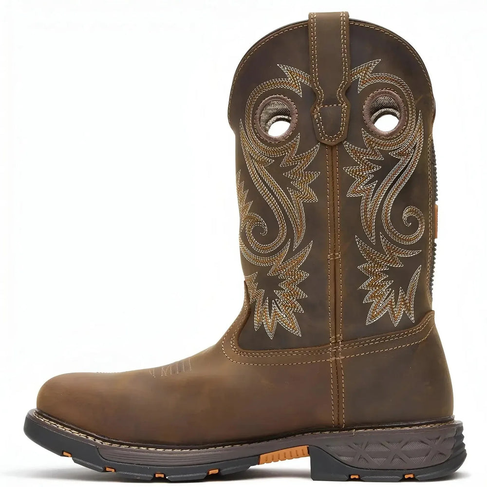 Georgia Boot Carbo-Tec FLX Alloy Toe Waterproof Pull-on Boot Crazy Horse Side