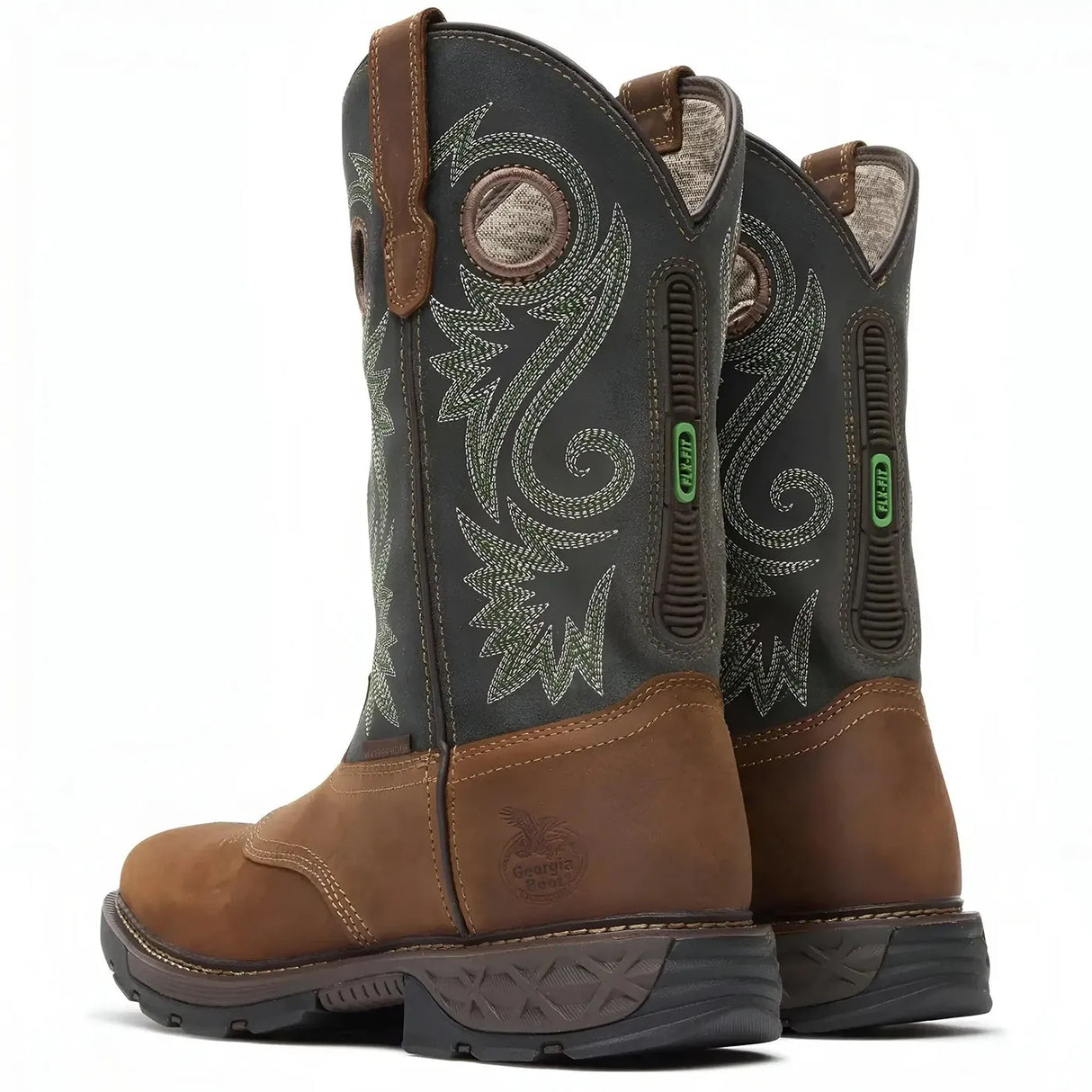 Georgia Boot Carbo-Tec FLX Waterproof Pull-on Work Boot Heel
