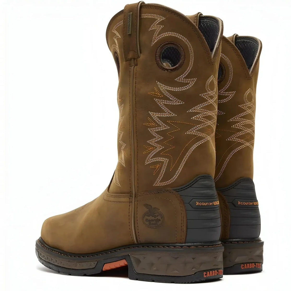 Georgia Boot Carbo-Tec LT Alloy Toe Waterproof Pull-On Boot Heel