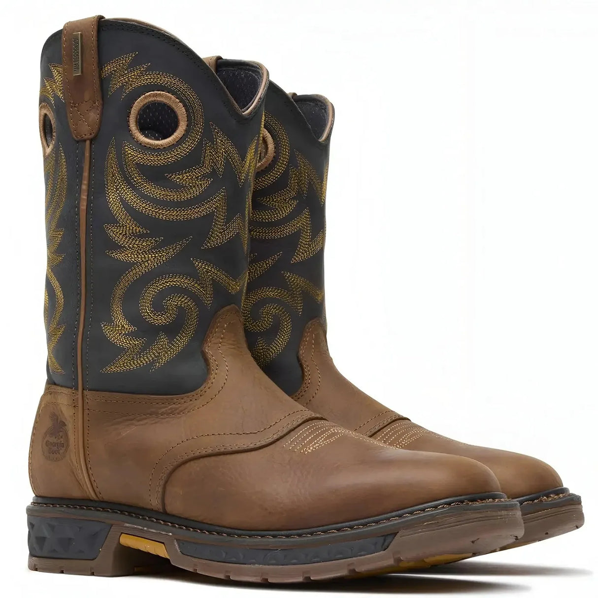 Georgia Boot Carbo-Tec LT Waterproof Pull-on Work Boot Medial