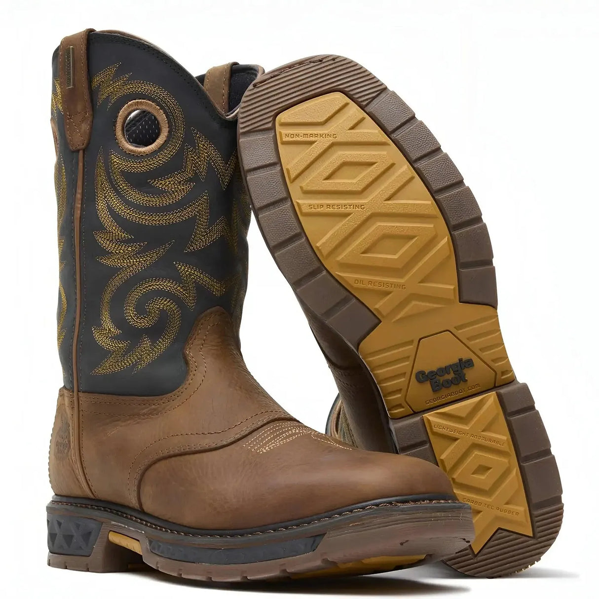 Georgia Boot Carbo-Tec LT Waterproof Pull-on Work Boot Sole