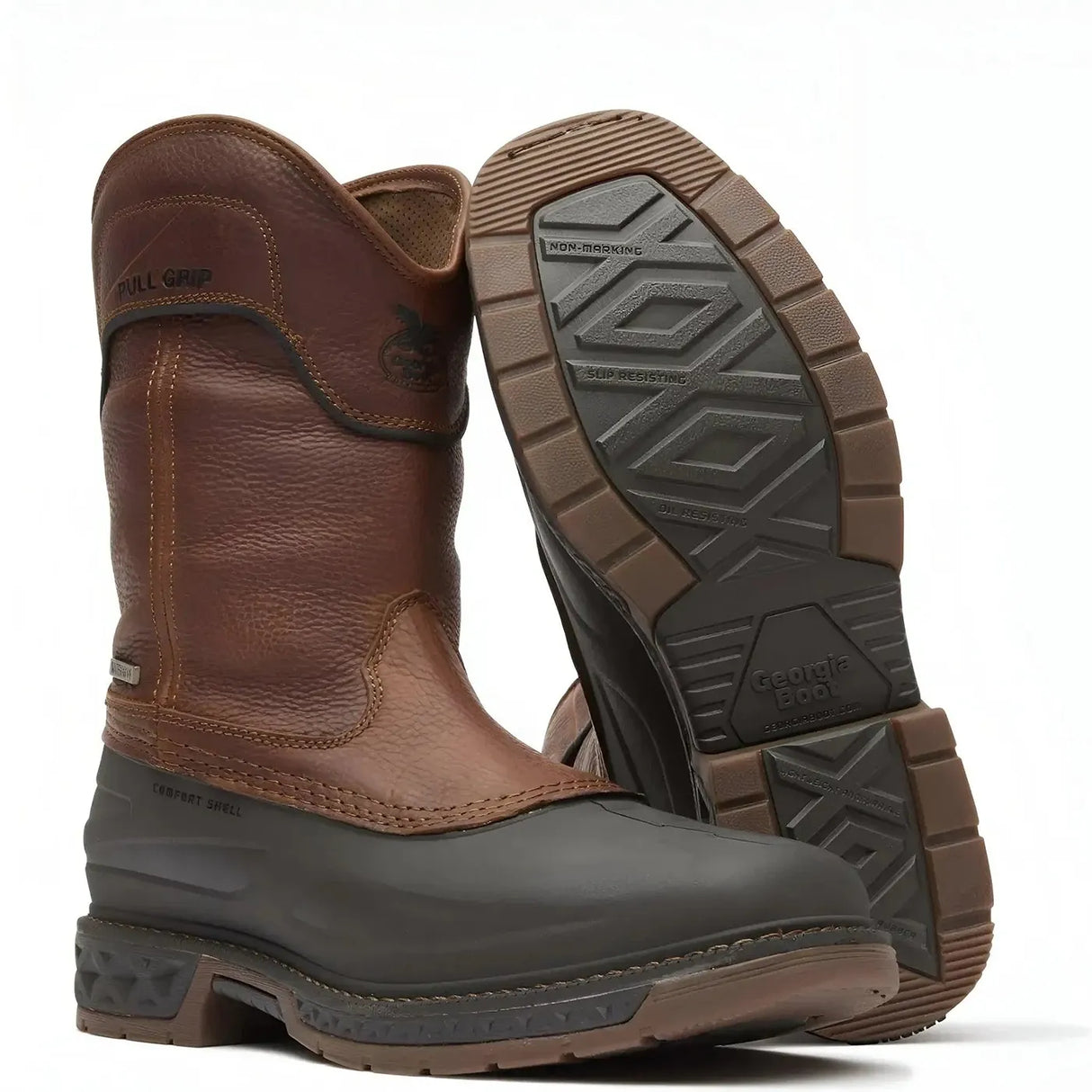 Georgia Boot Carbo-Tec LTR Steel Toe Waterproof Pull On Boot Sole