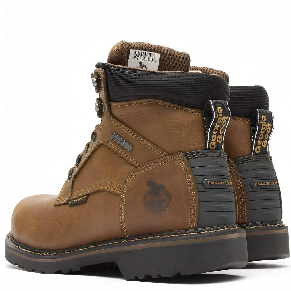 Georgia Boot Georgia Giant Revamp Steel Toe Waterproof Work Boot Heel