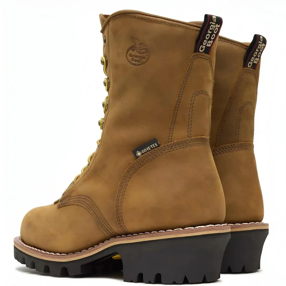 Georgia Boot Steel Toe GORE-TEX® Waterproof 400G Insulated Logger Boot Heel