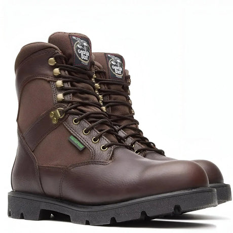 Georgia Boot Homeland 8" Steel Toe Waterproof Work Boot Medial