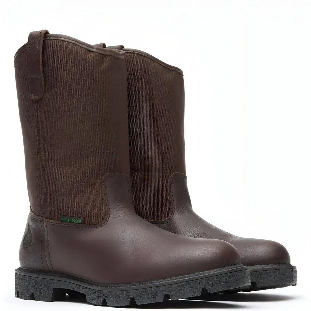 Georgia Boot Homeland Waterproof Wellington Work Boot Medial