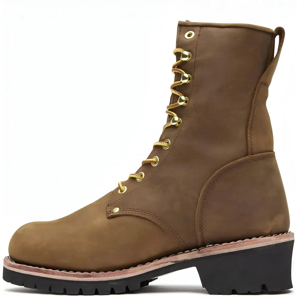 Georgia Boot Steel Toe Waterproof 400G Insulated Logger Work Boot Side