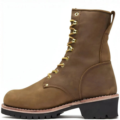 Georgia Boot Steel Toe Waterproof 400G Insulated Logger Work Boot Side