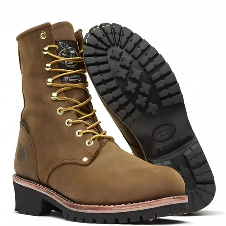 Georgia Boot Steel Toe Waterproof 400G Insulated Logger Work Boot Sole