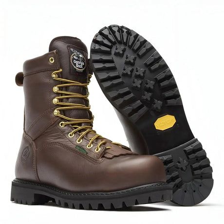 Georgia Boot Lace-to-Toe Steel Toe Waterproof Work Boot Sole