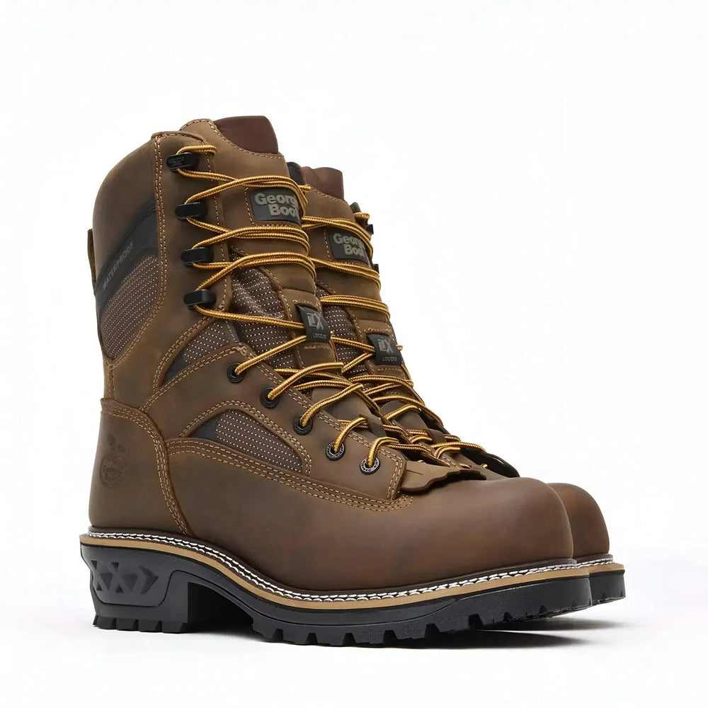 Georgia Boot LTX Logger Composite Toe Waterproof Work Boot Medial