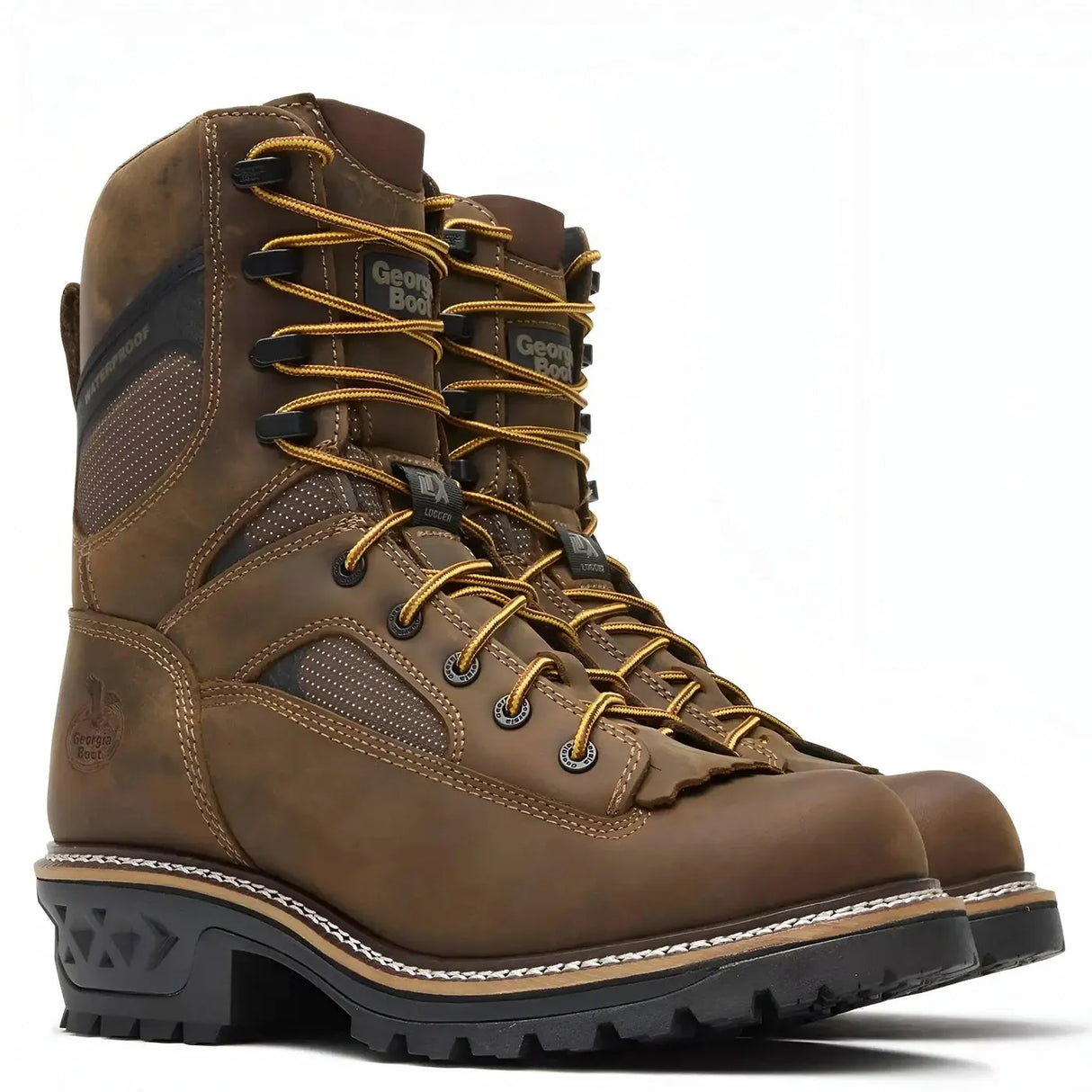 Georgia Boot LTX Logger Waterproof Work Boot Medial