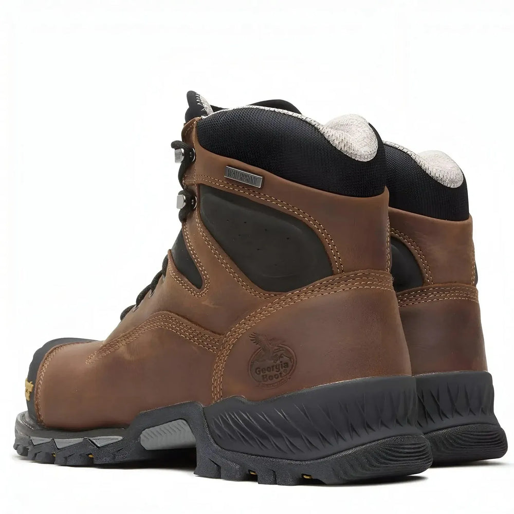 Georgia Boot Rumbler Composite Toe Waterproof Work Boot Heel