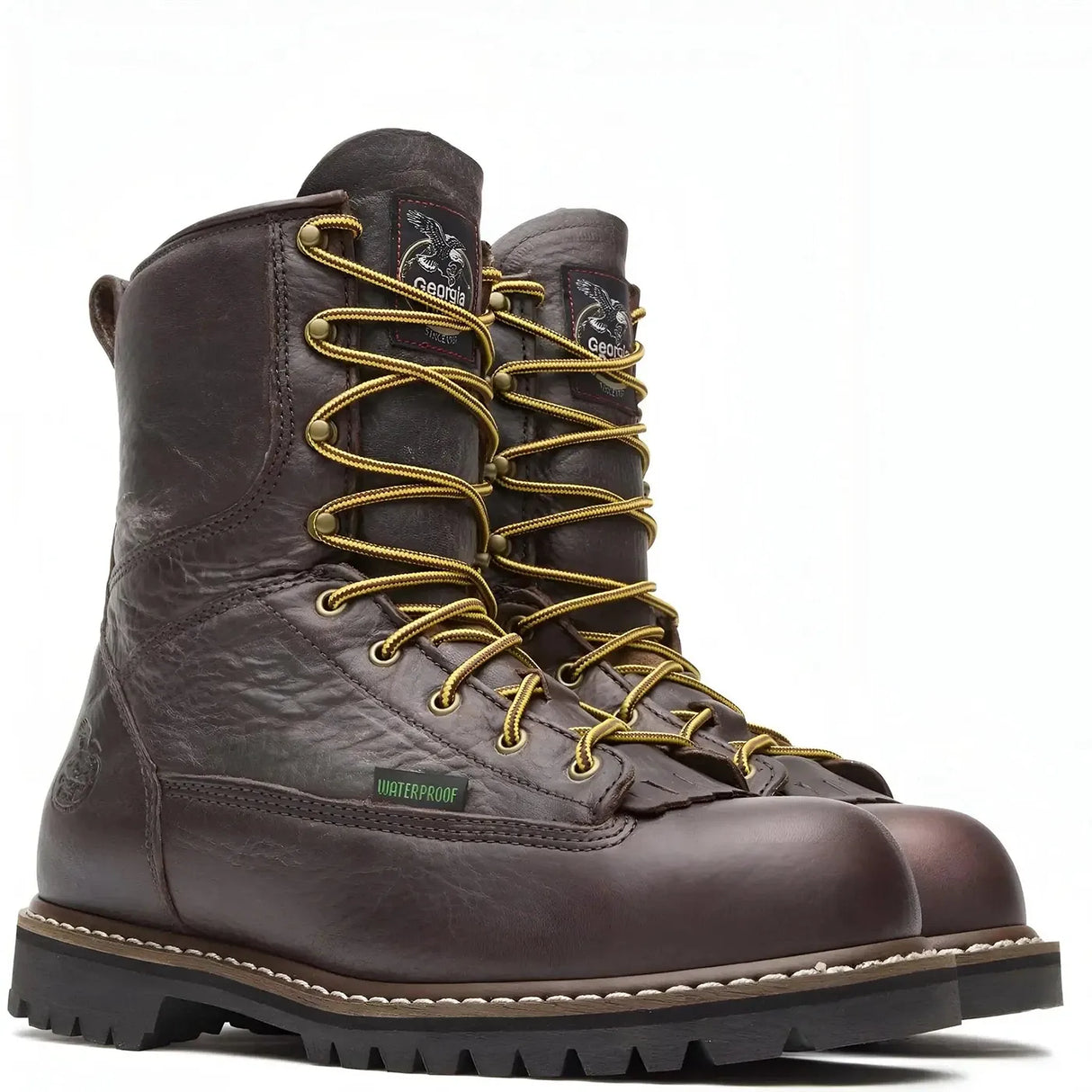 Georgia Boot Steel Toe Waterproof Lace-To-Toe Work Boot Medial