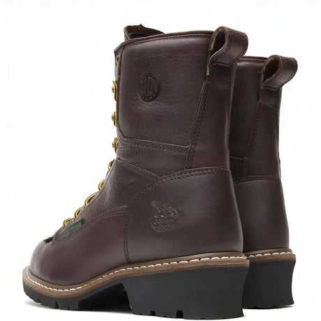 Georgia Boot Steel Toe Waterproof Logger Boot Heel