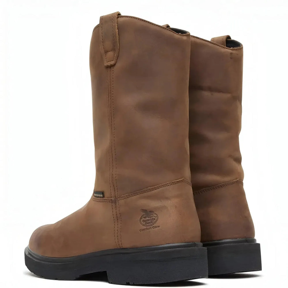 Georgia Boot Suspension System Waterproof Wellington Work Boot Heel